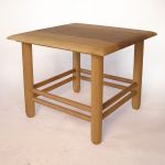 'Arts & Crafts' coffee table - oak & brown oak.