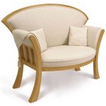 'Jude' sofa chair - cherry